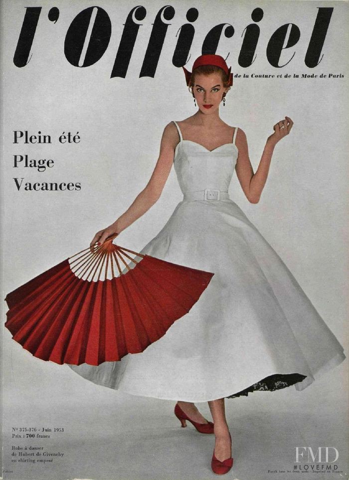  featured on the L\'Officiel France cover from June 1953