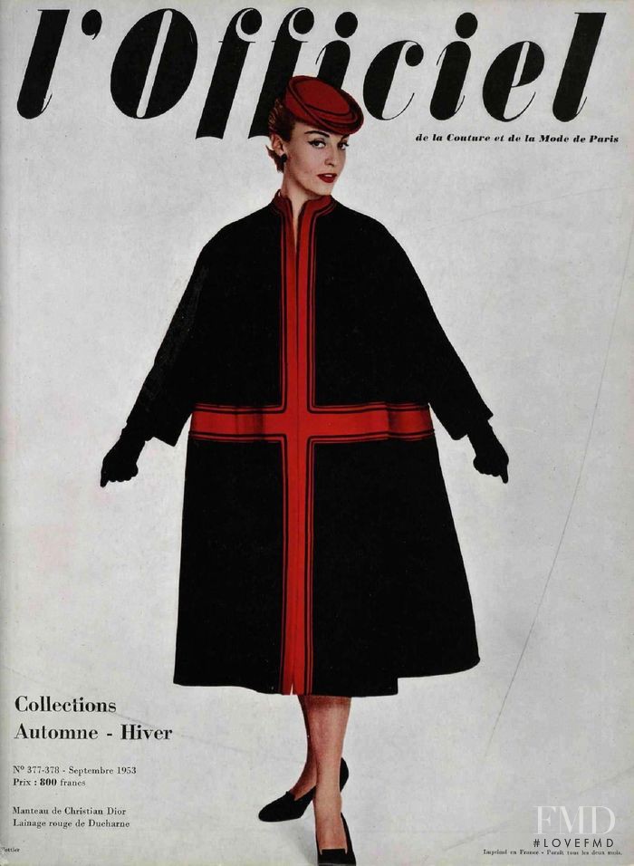  featured on the L\'Officiel France cover from September 1953