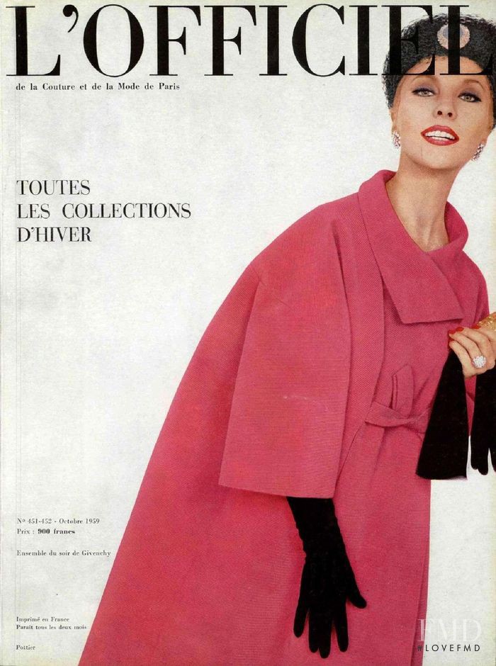  featured on the L\'Officiel France cover from October 1959