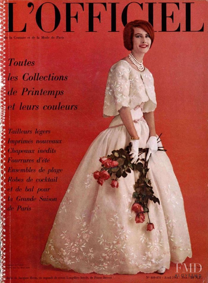  featured on the L\'Officiel France cover from April 1961