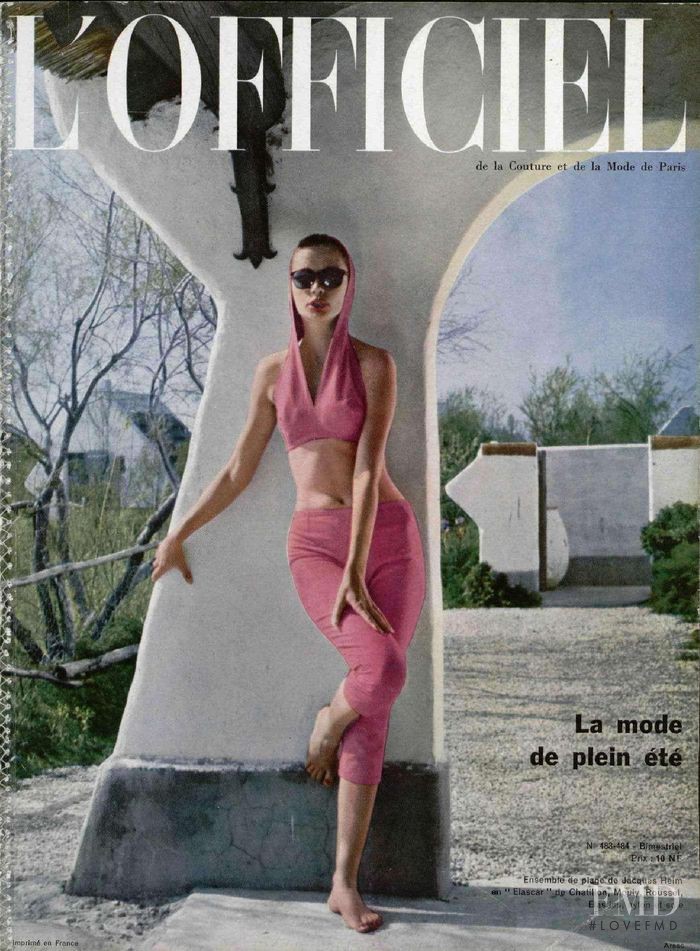  featured on the L\'Officiel France cover from June 1962