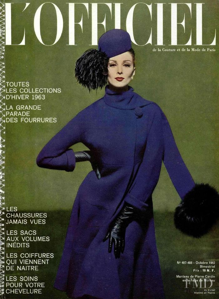  featured on the L\'Officiel France cover from October 1962