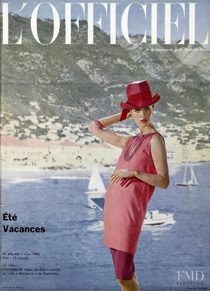  featured on the L\'Officiel France cover from June 1963