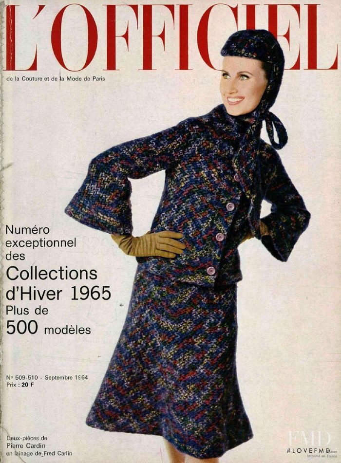  featured on the L\'Officiel France cover from September 1964