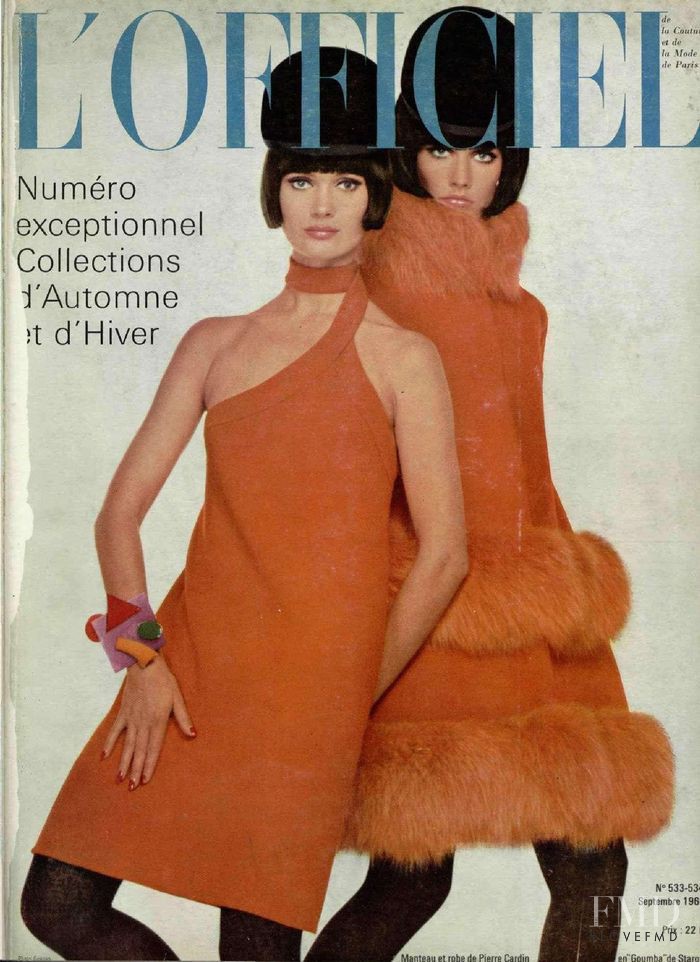  featured on the L\'Officiel France cover from September 1966