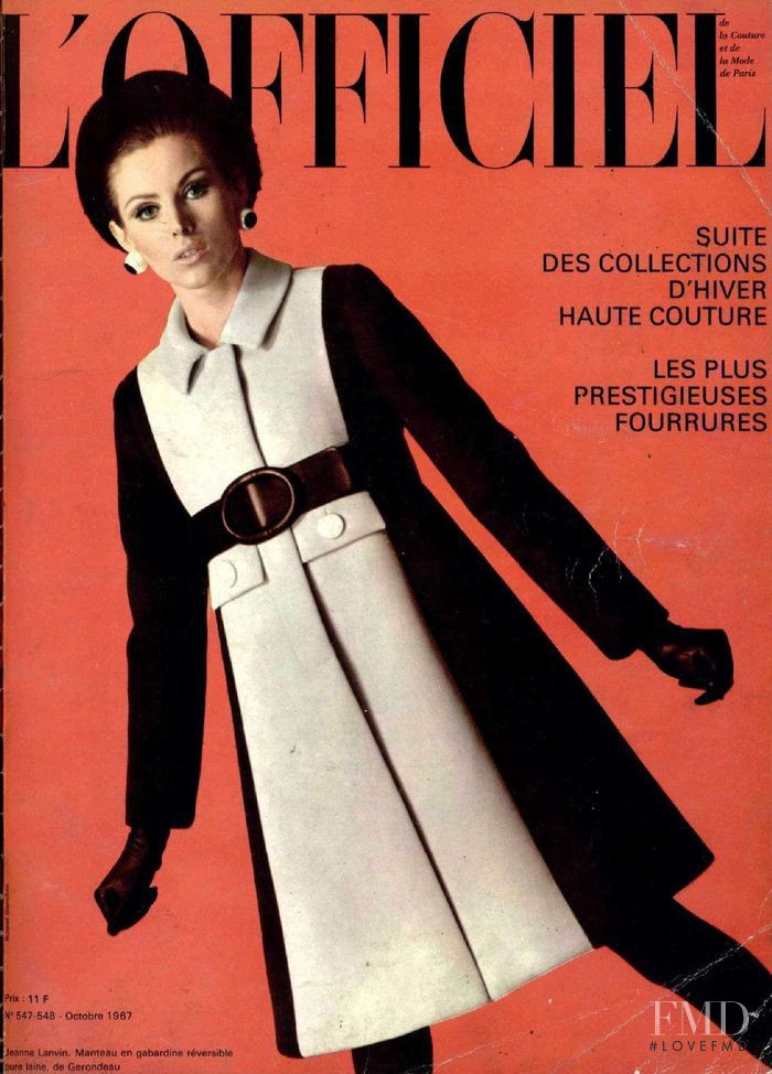  featured on the L\'Officiel France cover from October 1967