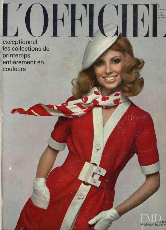  featured on the L\'Officiel France cover from March 1968