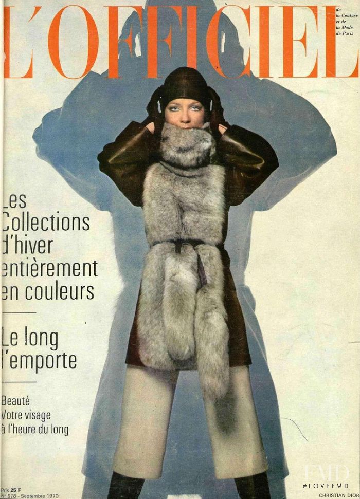  featured on the L\'Officiel France cover from September 1970