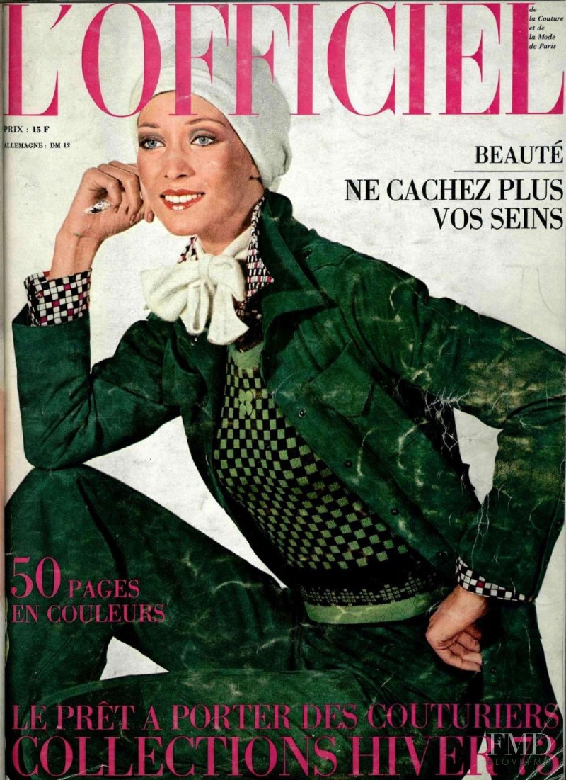  featured on the L\'Officiel France cover from December 1972