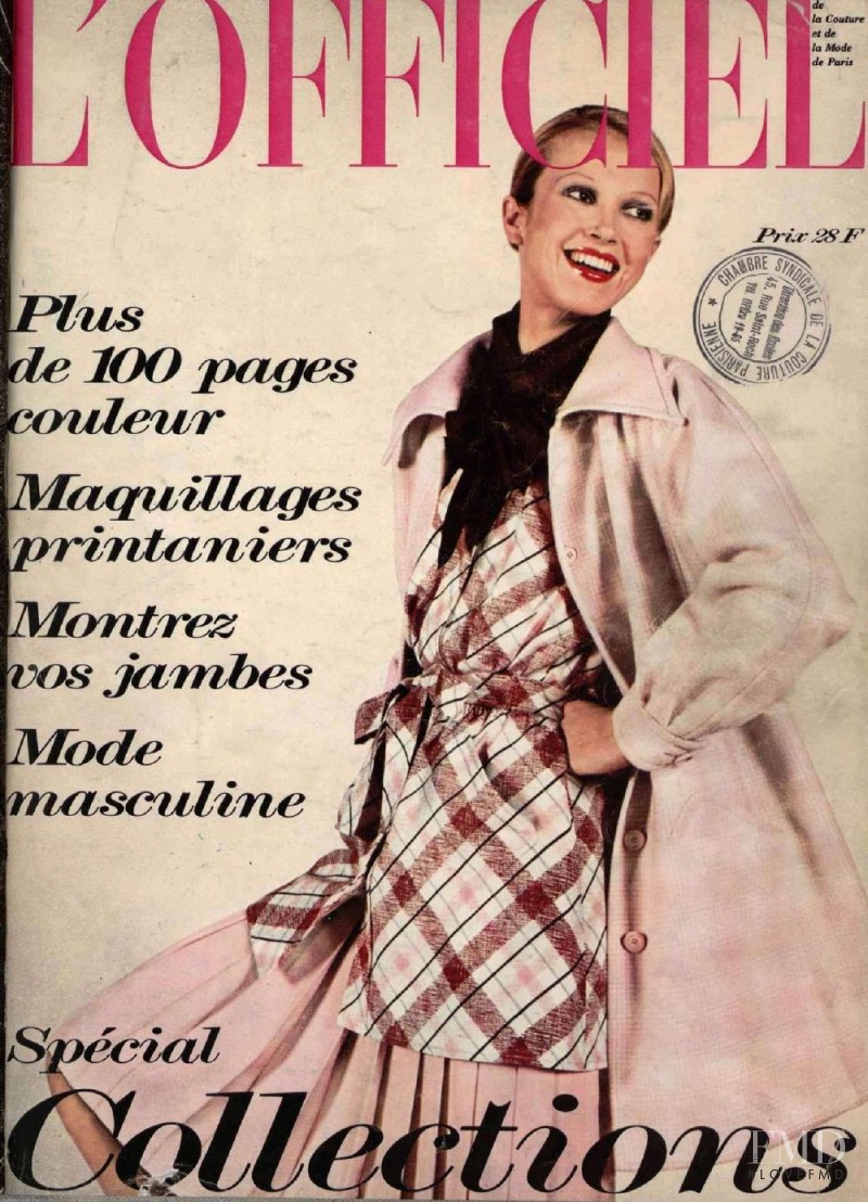  featured on the L\'Officiel France cover from April 1973
