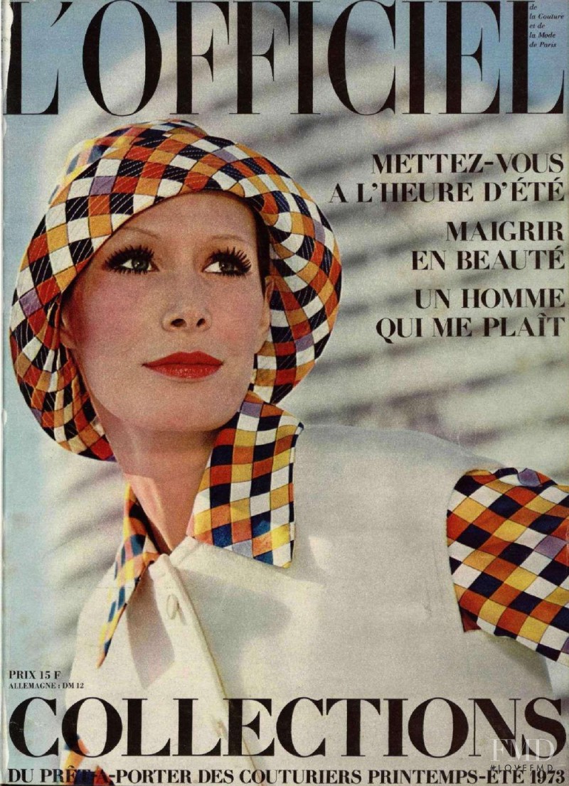  featured on the L\'Officiel France cover from February 1973