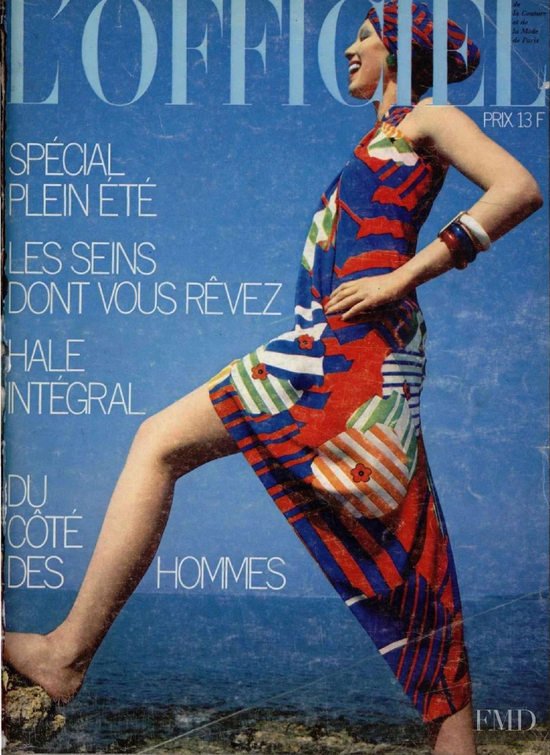  featured on the L\'Officiel France cover from June 1973