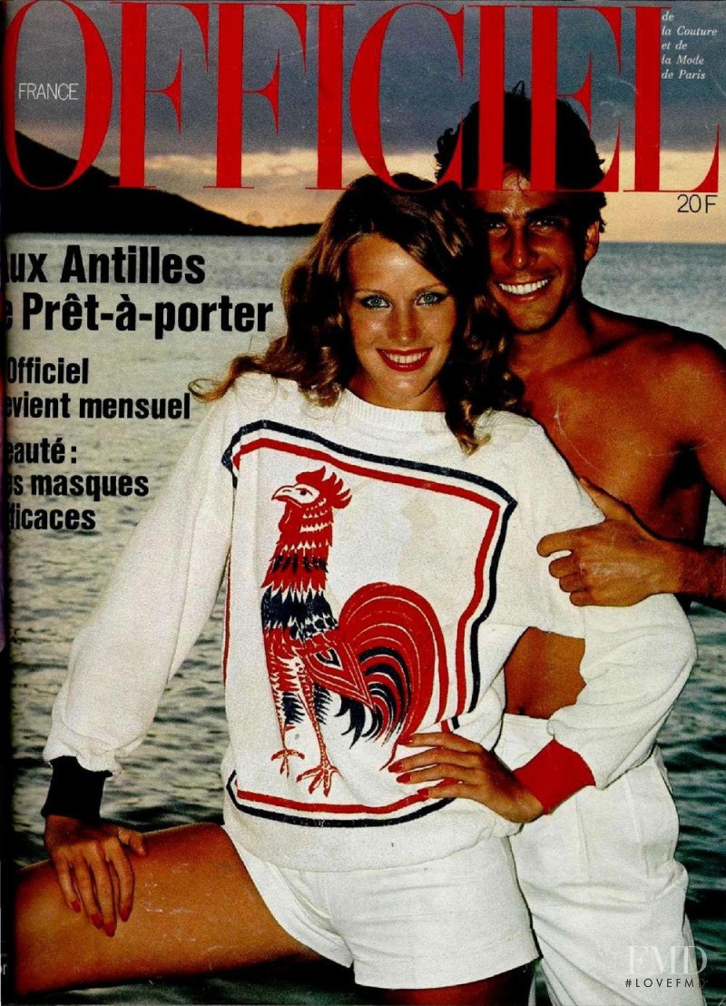  featured on the L\'Officiel France cover from April 1977