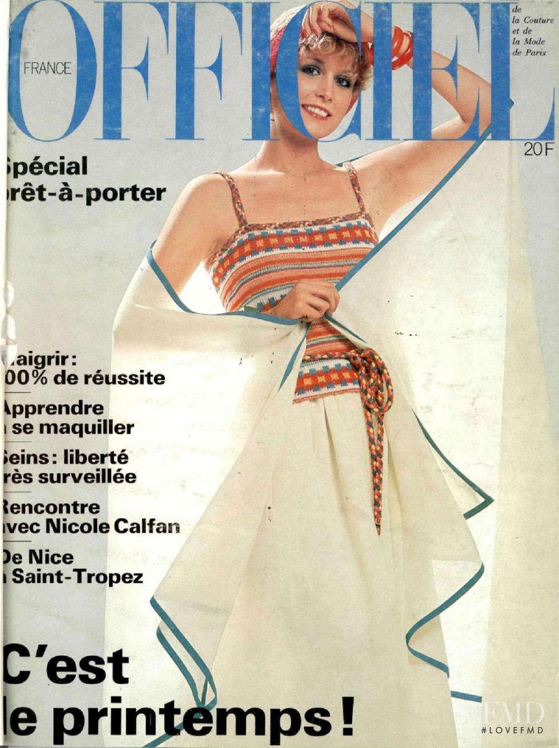  featured on the L\'Officiel France cover from February 1977