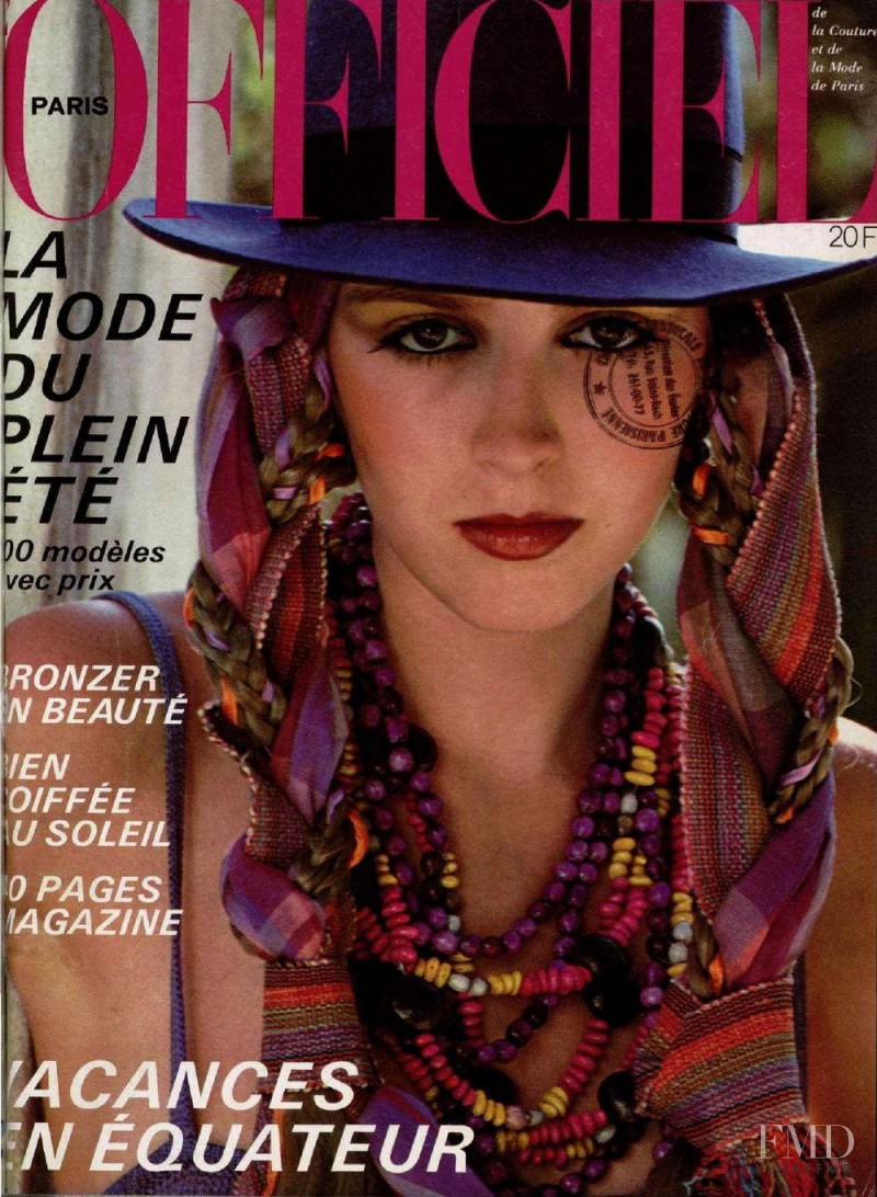  featured on the L\'Officiel France cover from June 1978