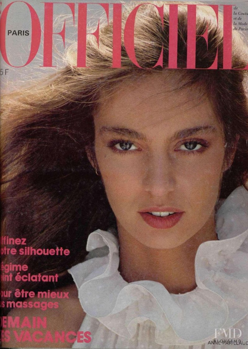 Anne Parillaud featured on the L\'Officiel France cover from May 1981