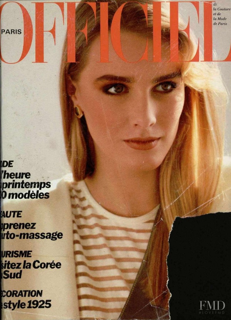  featured on the L\'Officiel France cover from April 1983