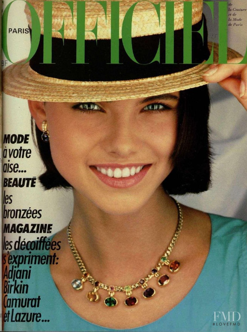  featured on the L\'Officiel France cover from June 1983