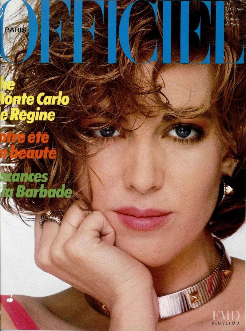  featured on the L\'Officiel France cover from June 1984