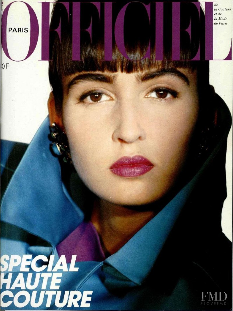 Gail Elliott featured on the L\'Officiel France cover from September 1985