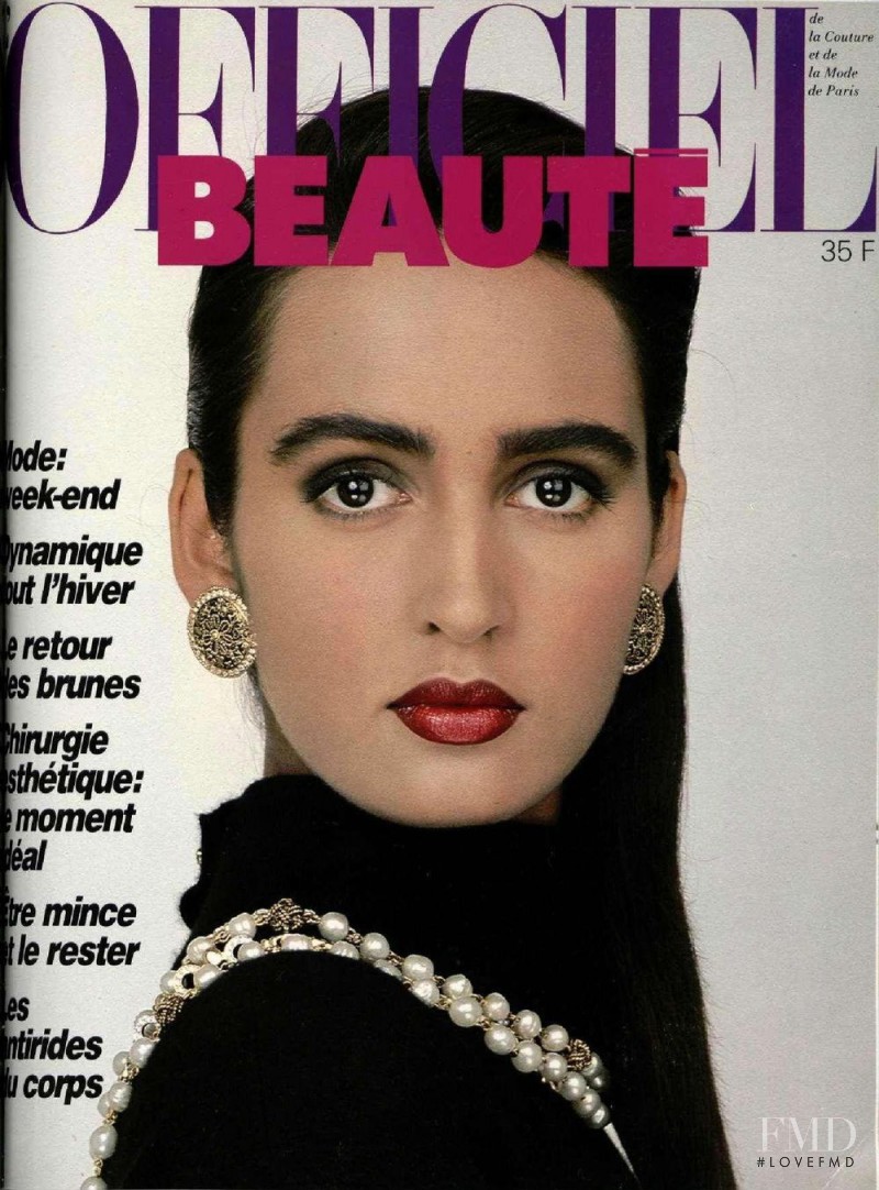  featured on the L\'Officiel France cover from October 1986