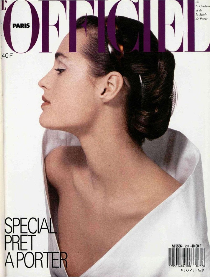 Yasmin Le Bon featured on the L\'Officiel France cover from February 1988
