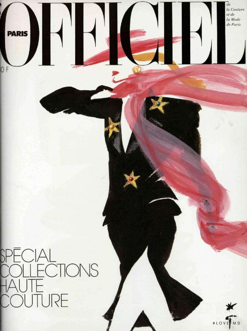  featured on the L\'Officiel France cover from March 1989