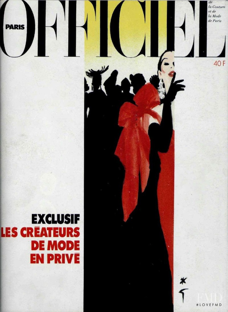  featured on the L\'Officiel France cover from October 1991