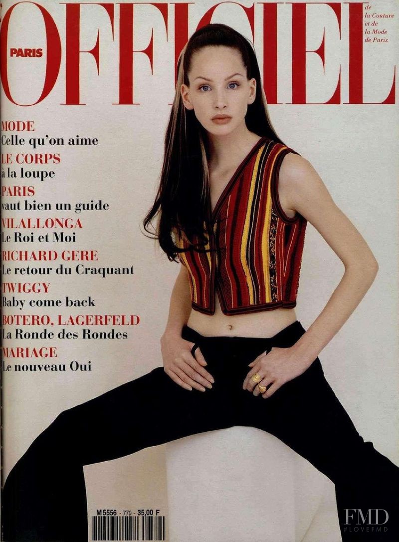  featured on the L\'Officiel France cover from April 1993