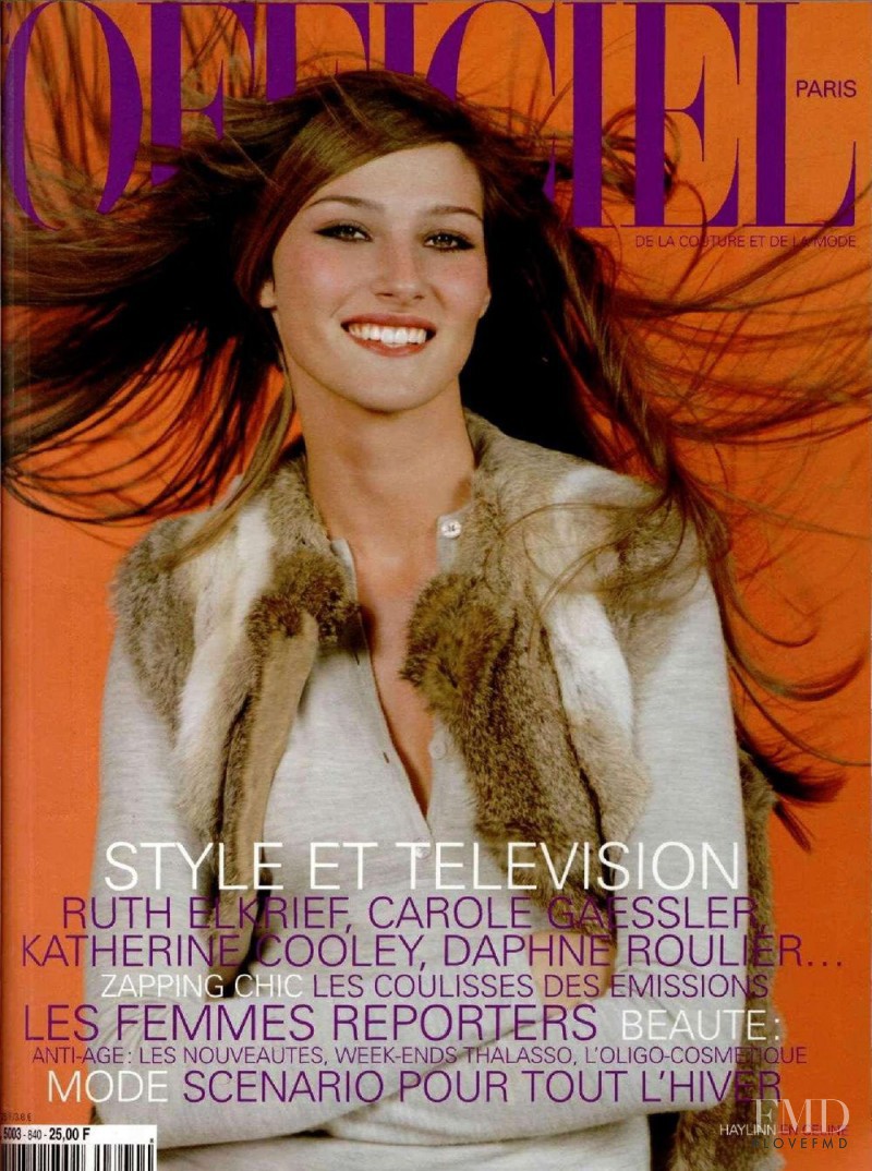 Haylynn Cohen featured on the L\'Officiel France cover from November 1999