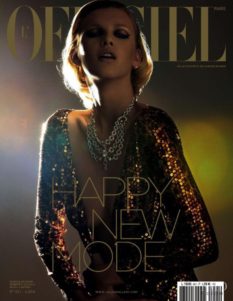 Nadine Wolfbeiszer featured on the L\'Officiel France cover from December 2007