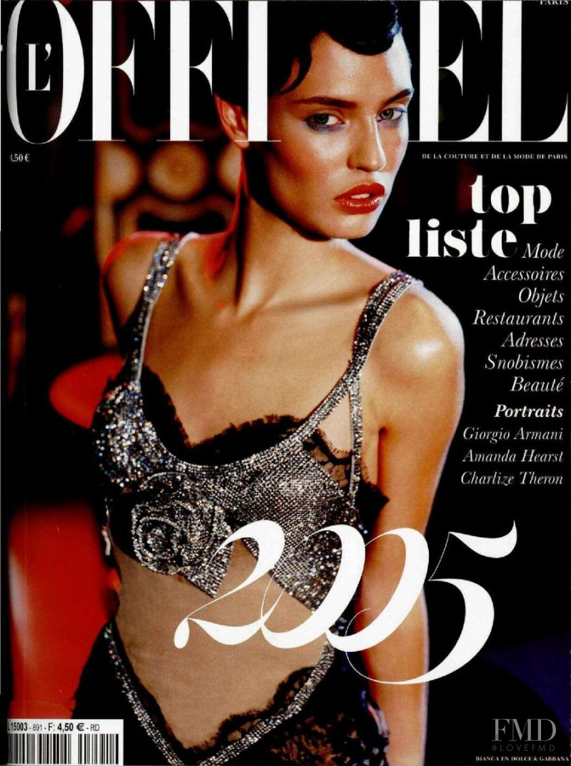 Bianca Balti featured on the L\'Officiel France cover from September 2011