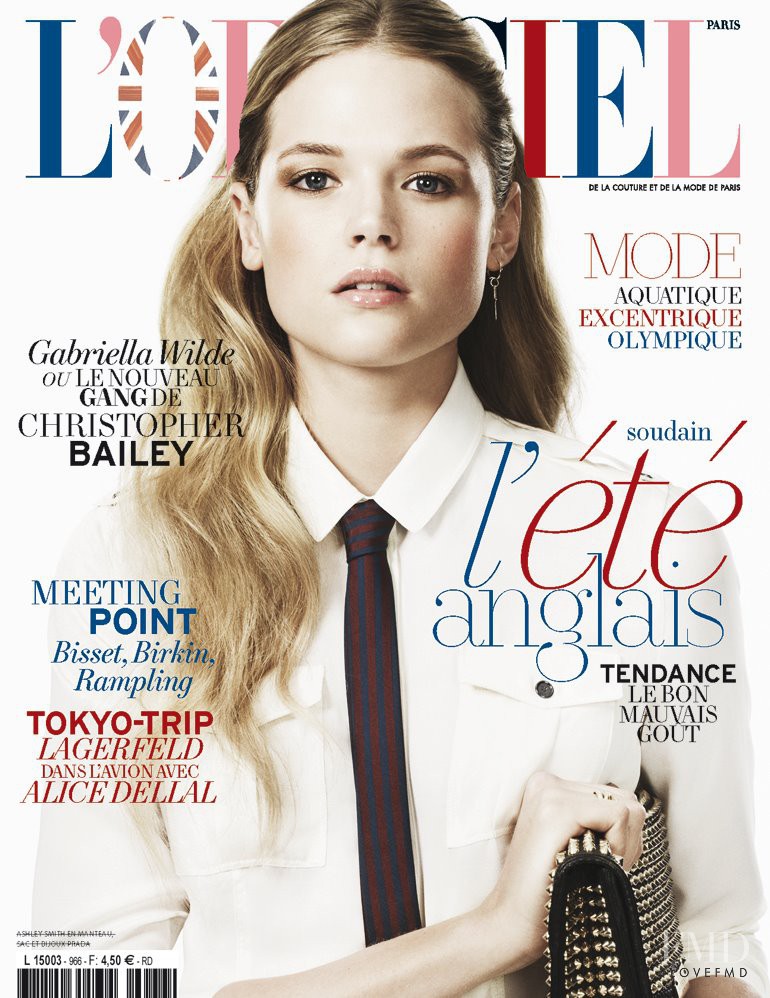 Gabriella Wilde featured on the L\'Officiel France cover from June 2012