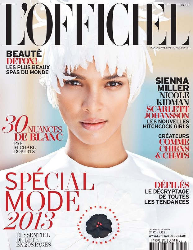 Lais Ribeiro featured on the L\'Officiel France cover from January 2013