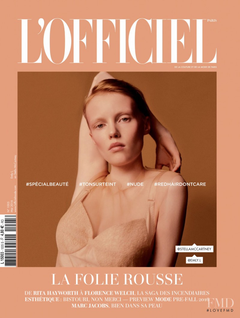  featured on the L\'Officiel France cover from May 2016