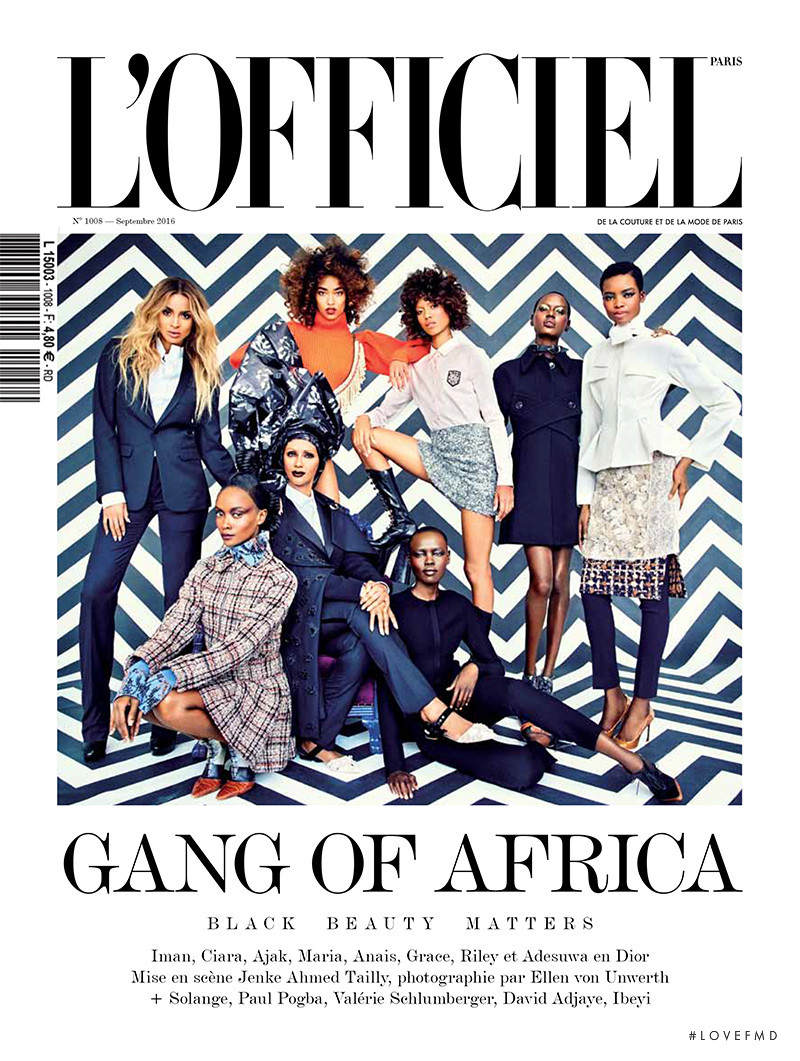 Anais Mali, Riley Montana featured on the L\'Officiel France cover from September 2016