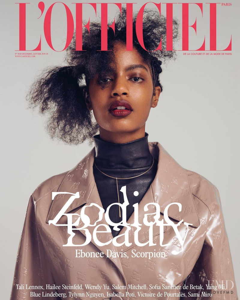 featured on the L\'Officiel France cover from December 2019
