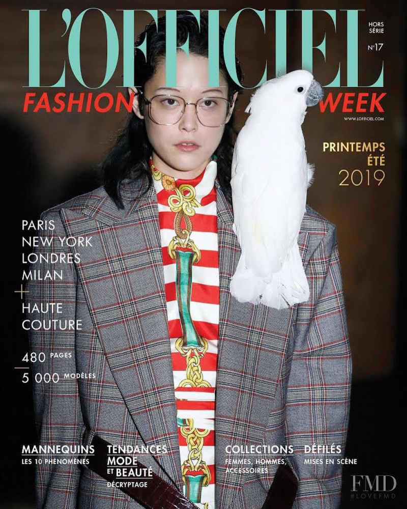  featured on the L\'Officiel France cover from January 2019