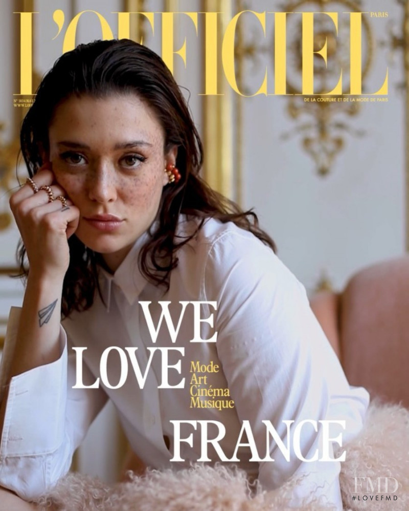 Maeva Nikita Giani Marshall featured on the L\'Officiel France cover from May 2019