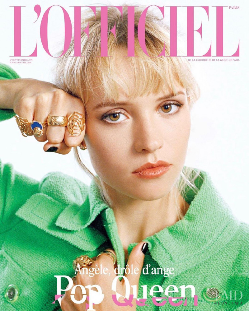 Angele  featured on the L\'Officiel France cover from November 2019
