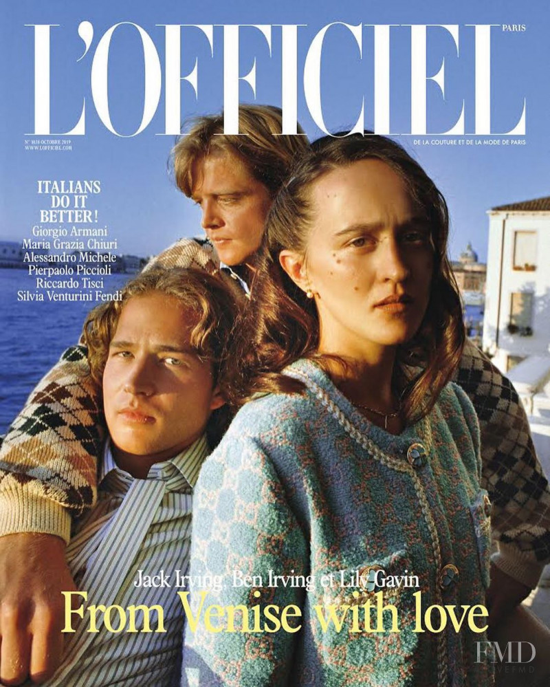  featured on the L\'Officiel France cover from October 2019