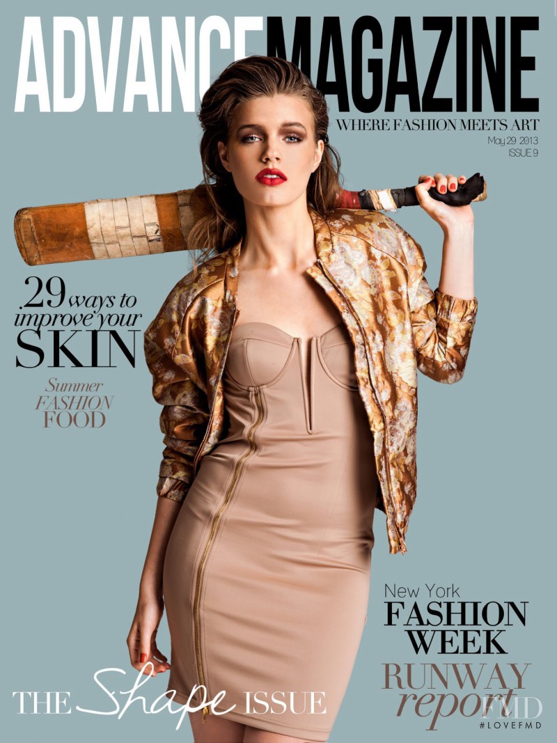Lois Schindeler featured on the Advance Magazine screen from May 2013