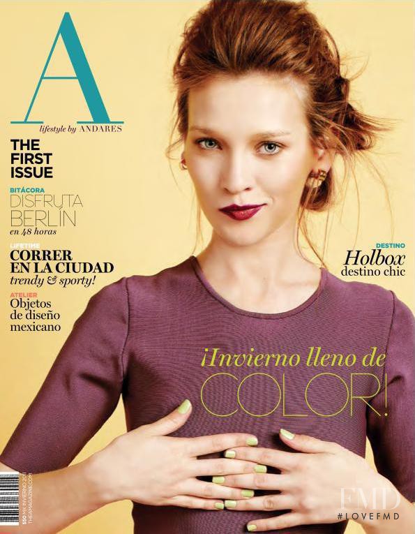 Anna Fedorovna featured on the A - The Style Guide by Andares cover from December 2011