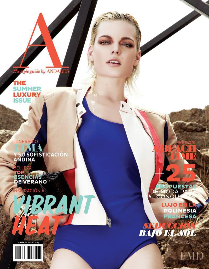 Kara Searle featured on the A - The Style Guide by Andares cover from July 2013