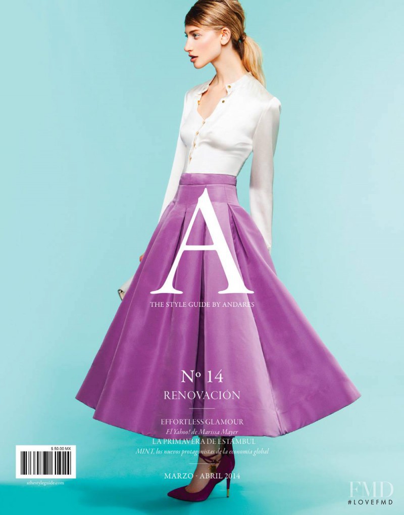 Leanne Proctor featured on the A - The Style Guide by Andares cover from April 2014