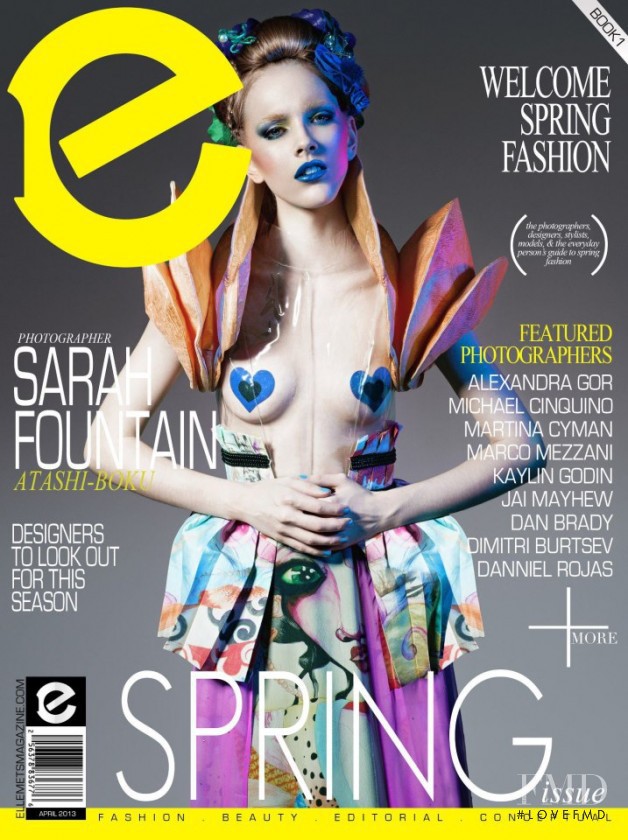 Gisele Pletzer featured on the Elléments cover from February 2013