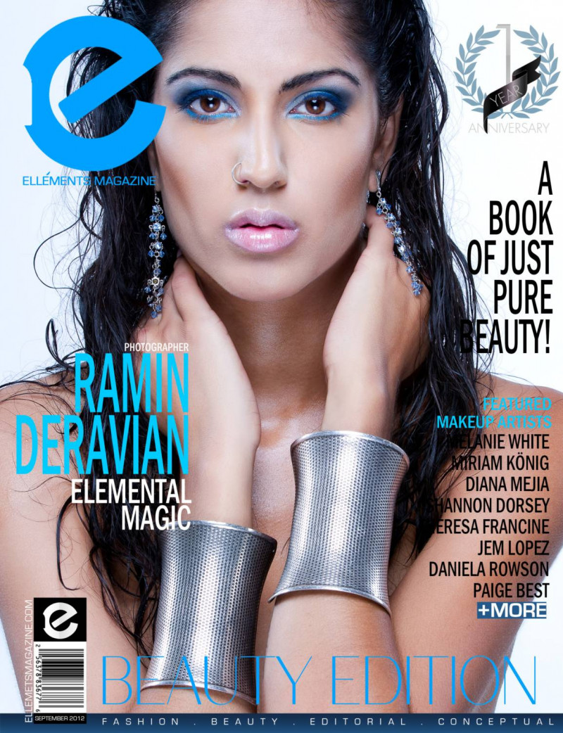 Danika Kinnear featured on the Elléments cover from September 2012