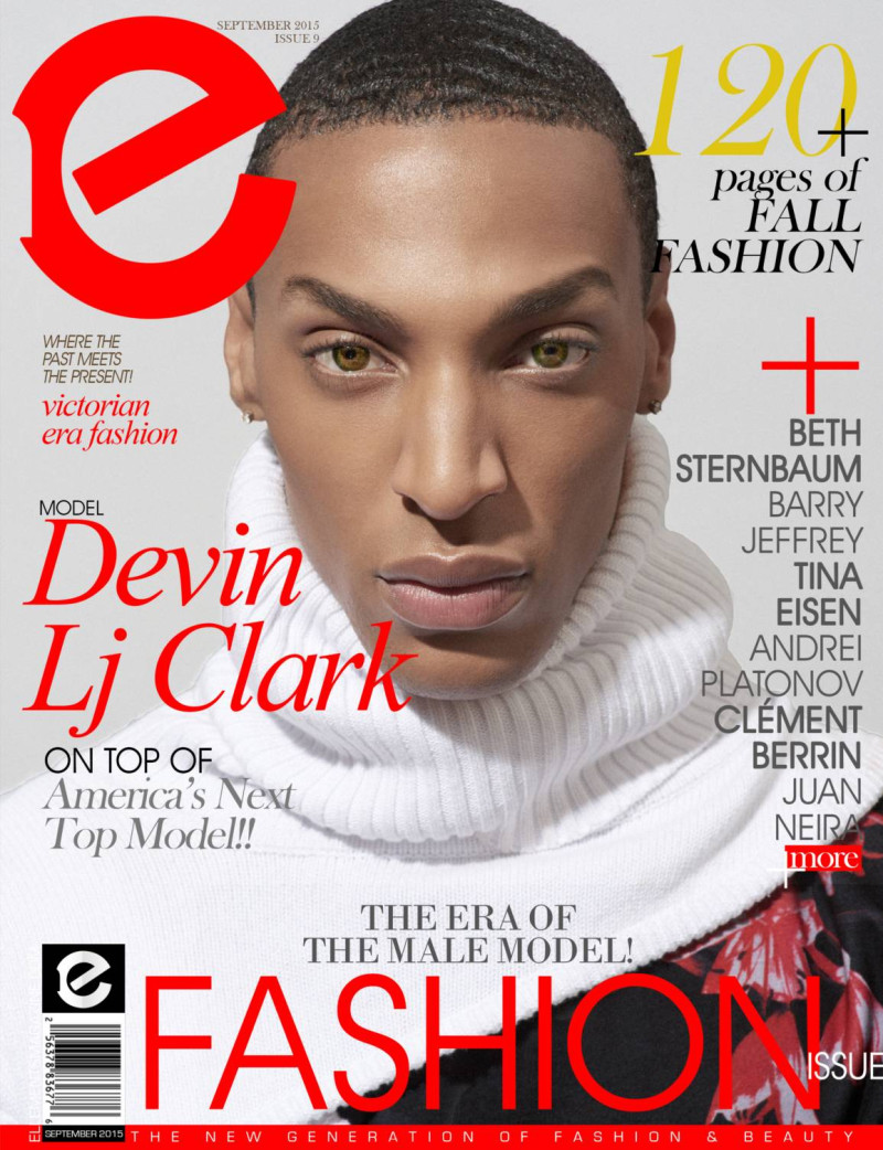 Devin Lj Clark featured on the Elléments cover from September 2015