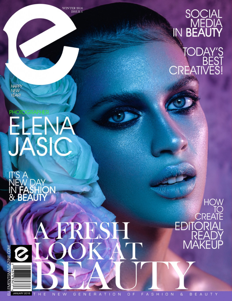 Anna Rhoads featured on the Elléments cover from December 2016