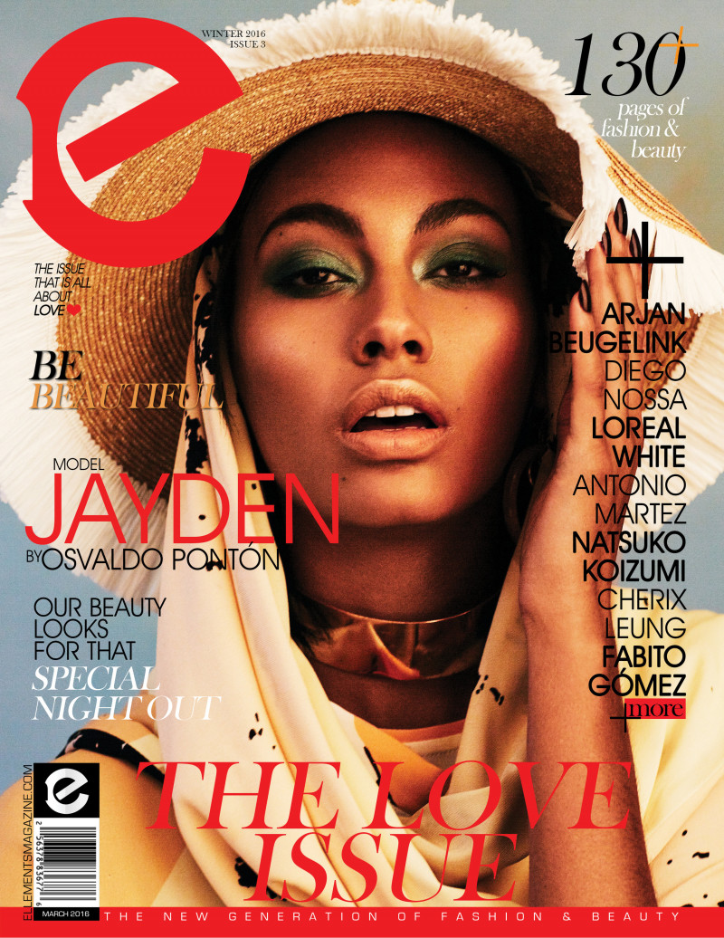 Jayden featured on the Elléments cover from December 2016